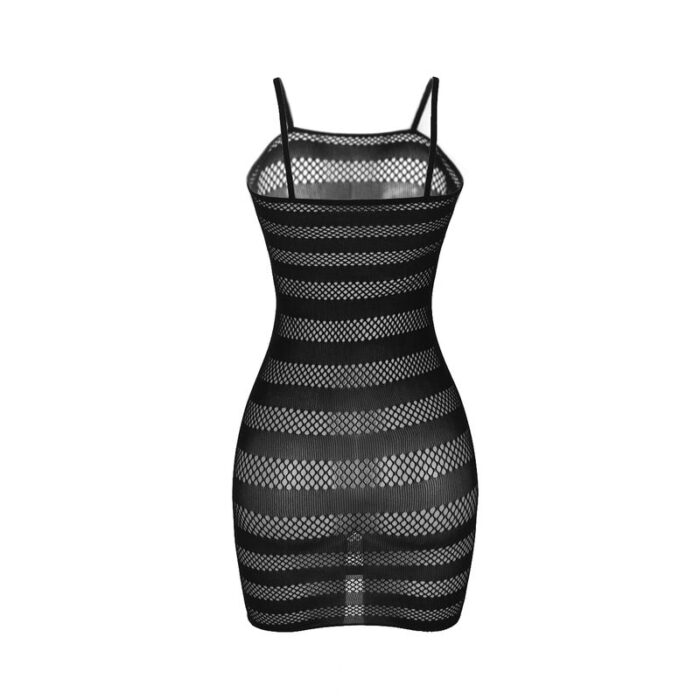SUBBLIME - 951733 VESTIDO DE REJILLA CON FRANJAS NEGRO TALLA ÚNICA - CandyHot - Foto 6