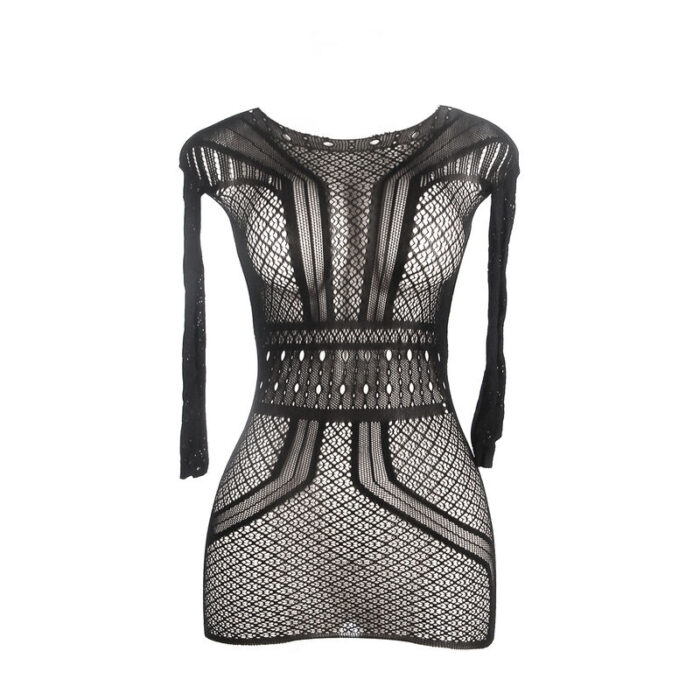 SUBBLIME - 951931 VESTIDO DE REJILLA CORTO CON ESPALDA DESCUBIERTA TALLA ÚNICA - CandyHot - Foto 4