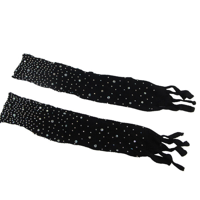 SUBBLIME - 952174 BODYSTOCKING DE REJILLA CON GUANTES Y DIAMANTES NEGRO TALLA ÚNICA - CandyHot - Foto 5