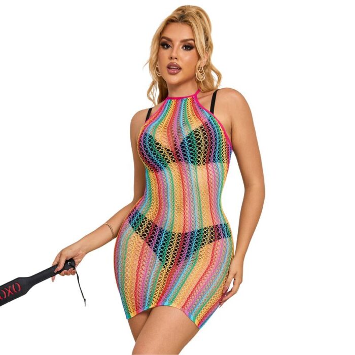 SUBBLIME - 952341 VESTIDO DE REJILLA ARCOIRIS TALLA ÚNICA - CandyHot - Foto 1