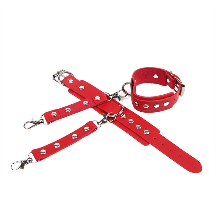 SUBBLIME - 953706 ESPOSAS CON CINTURÓN BONDAGE ROJO TALLA ÚNICA - CandyHot - Foto 5
