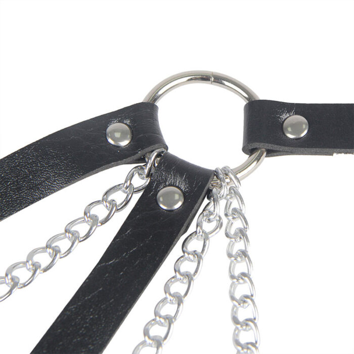 SUBBLIME - 953713 CINTURÓN DE BONDAGE PUNK HEBILLA METAL NEGRO TALLA ÚNICA - CandyHot - Foto 5