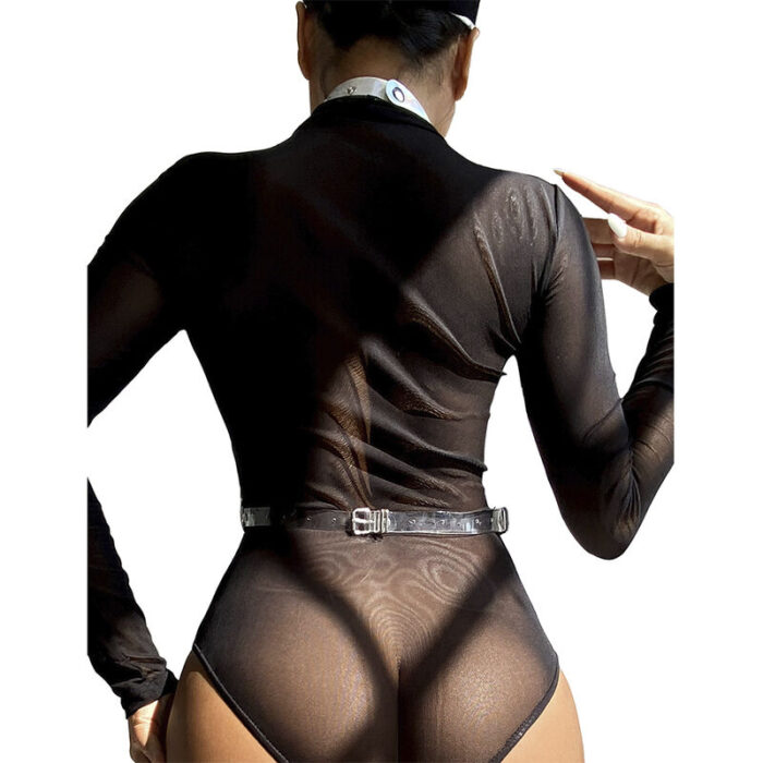 SUBBLIME - 953737 ARNÉS DE PECHO CON ANILLOS Y CADENAS PLATA TALLA ÚNICA - CandyHot - Foto 3