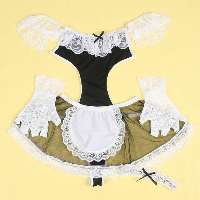 SUBBLIME - 954314 DISFRAZ DE CRIADA SEXY NEGRO/BLANCO L/XL - CandyHot - Foto 4