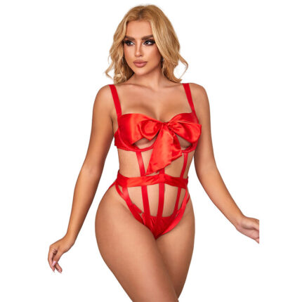 SUBBLIME - 954475 BODY SEXY CALADO CON LAZO ROJO L/XL - CandyHot - Foto 1