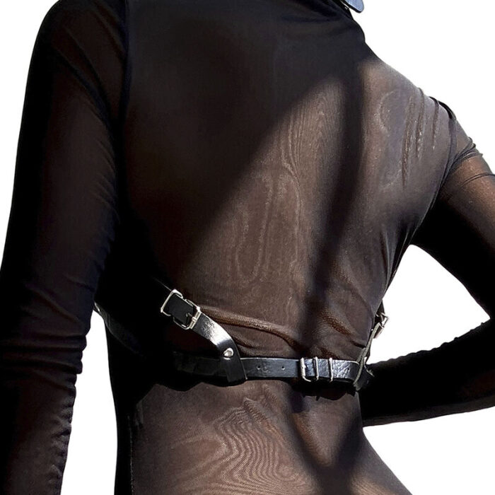 SUBBLIME - ARNÉS DE PECHO CUERO NEGRO TALLA ÚNICA - CandyHot - Foto 3