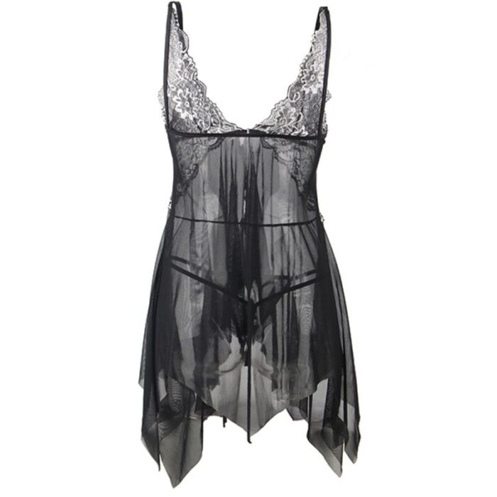 SUBBLIME - BABYDOLL TELA TUL PECHO ENCAJE L/XL - CandyHot - Foto 6