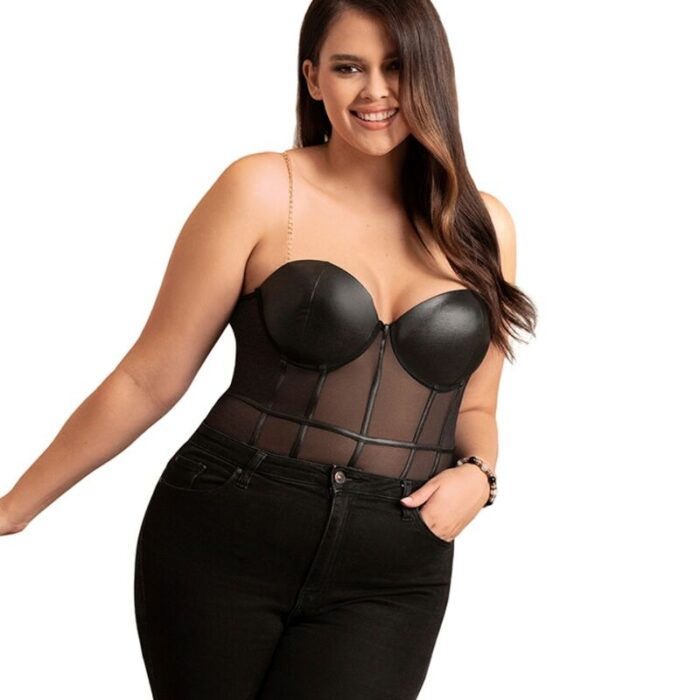 SUBBLIME - BODY TIRANTAS CADENA NEGRO L/XL - CandyHot - Foto 3