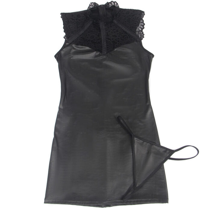 SUBBLIME - VESTIDO SEXY DE CUERO L/XL - CandyHot - Foto 4