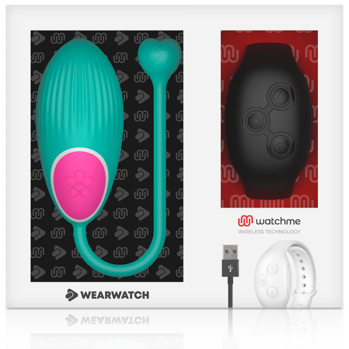 WEARWATCH - HUEVO CONTROL REMOTO TECHNOLOGY WATCHME AGUA MARINA / AZABACHE - CandyHot - Foto 6