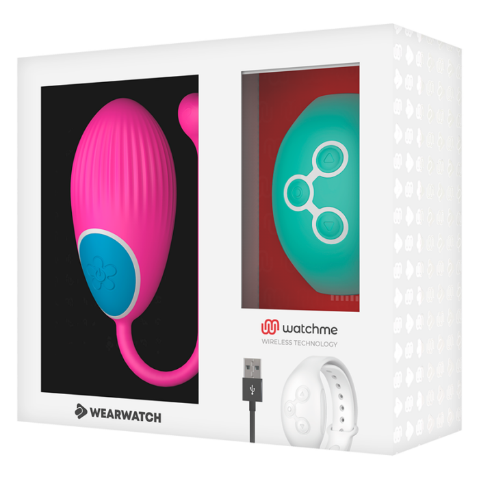 WEARWATCH - HUEVO CONTROL REMOTO TECHNOLOGY WATCHME FUCSIA / AGUA MARINA - CandyHot - Foto 6