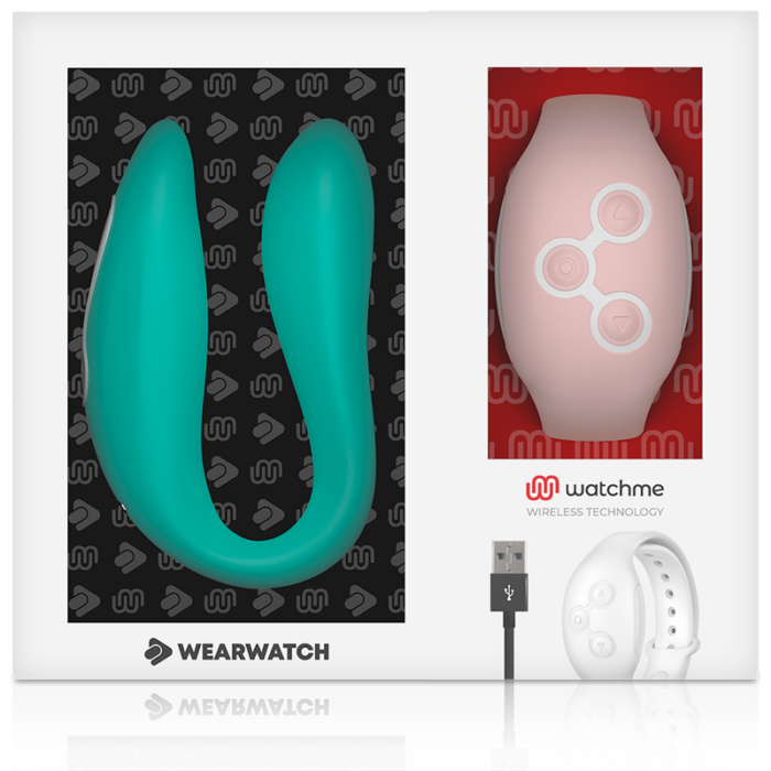 WEARWATCH - VIBRADOR DUAL TECHNOLOGY WATCHME AGUA MARINA / ROSA - CandyHot - Foto 6