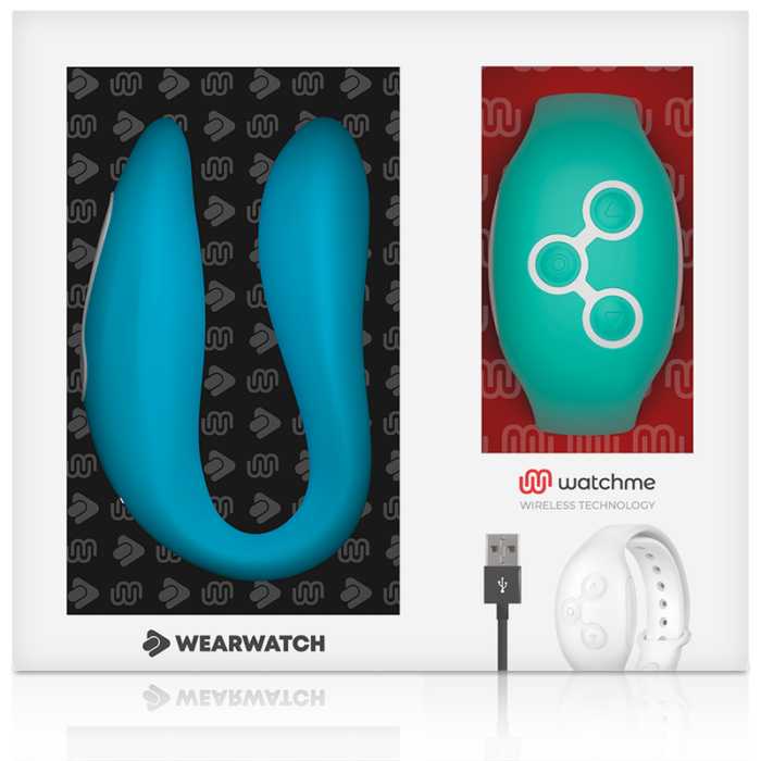 WEARWATCH - VIBRADOR DUAL TECHNOLOGY WATCHME AÑIL /AGUA MARINA - CandyHot - Foto 6