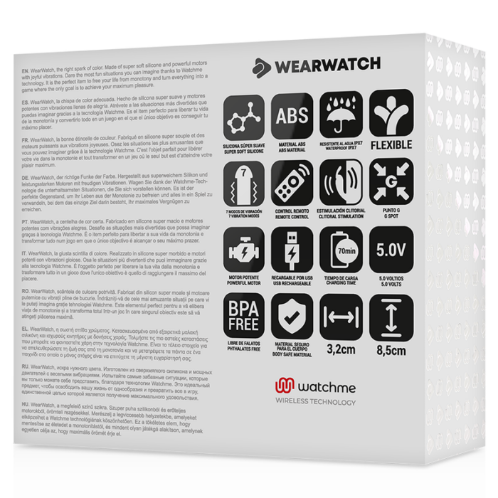 WEARWATCH - VIBRADOR DUAL TECHNOLOGY WATCHME AÑIL/NÍVEO - CandyHot - Foto 6
