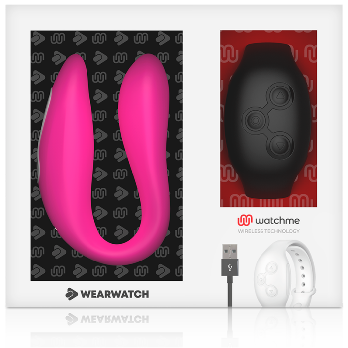 WEARWATCH - VIBRADOR DUAL TECHNOLOGY WATCHME FUCSIA /AZABACHE - CandyHot - Foto 6