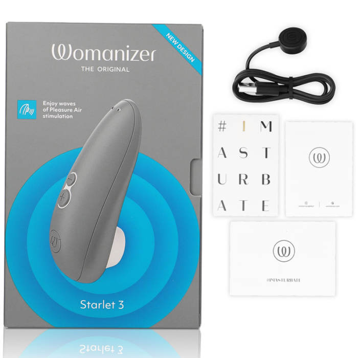 WOMANIZER - STARLET 3 ESTIMULADOR CLÍTORIS GRIS - CandyHot - Foto 6
