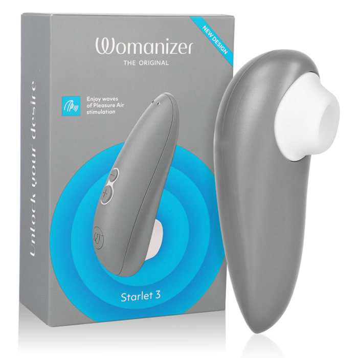 WOMANIZER - STARLET 3 ESTIMULADOR CLÍTORIS GRIS - CandyHot - Foto 1