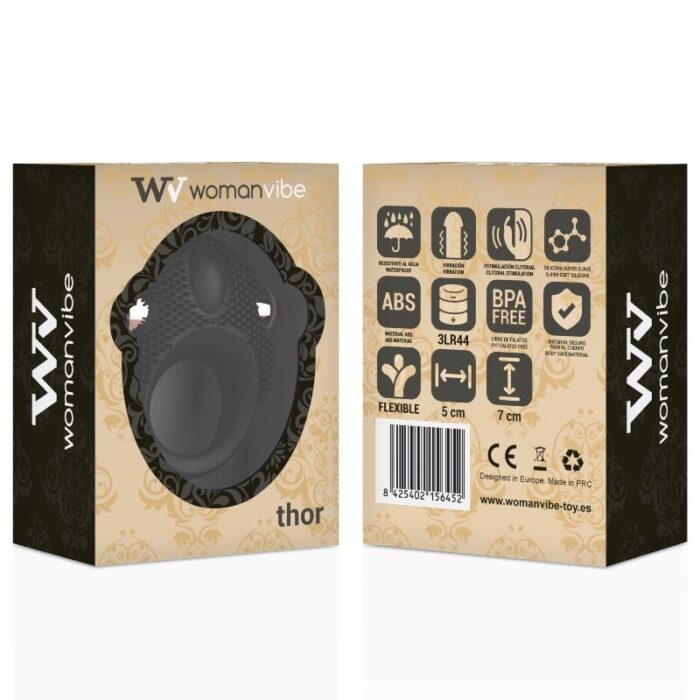 WOMANVIBE - THOR ANILLO VIBRADOR SILICONA - CandyHot - Foto 2