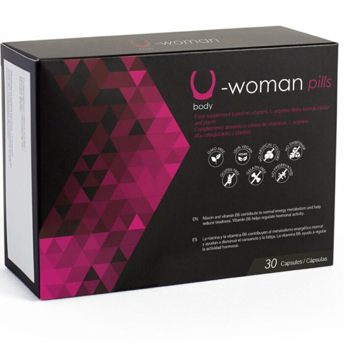 500 COSMETICS - U-WOMAN AUMENTO LÍBIDO FEMENINA - 30 CÁPSULAS - CandyHot - Foto 2