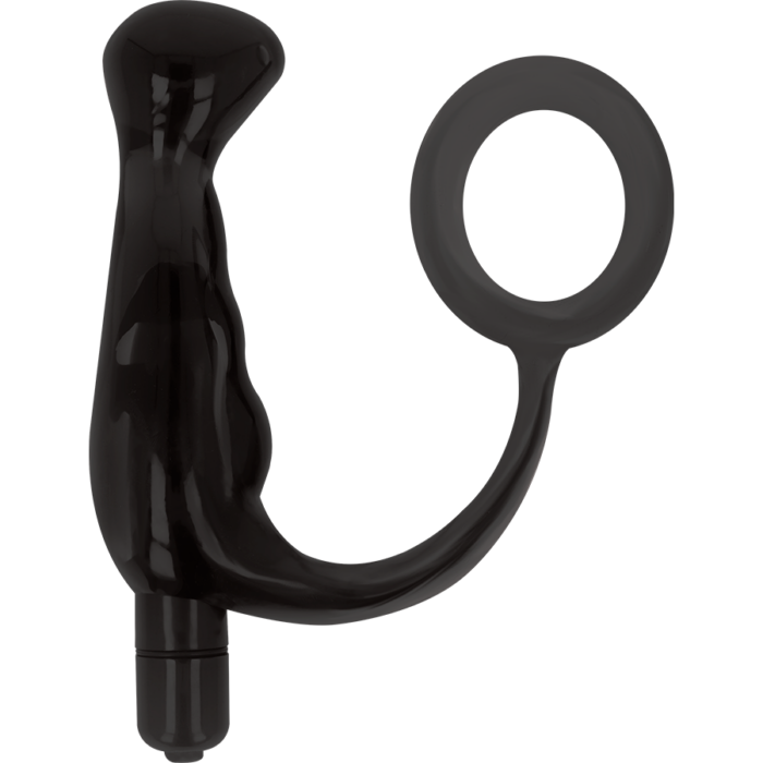 ADDICTED TOYS - VIBRADOR PROSTÁTICO NEGRO 10 CM - CandyHot - Foto 2
