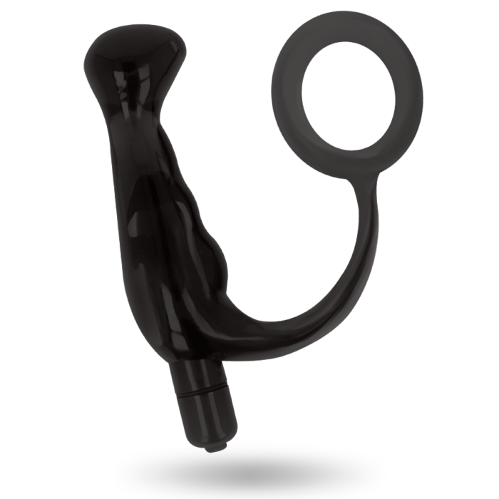 ADDICTED TOYS - VIBRADOR PROSTÁTICO NEGRO 10 CM - CandyHot - Foto 3