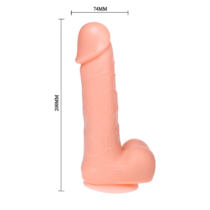 BAILE - DONG DILDO REALÍSTICO VIBRACIÓN Y ROTACIÓN 20 CM - CandyHot - Foto 6