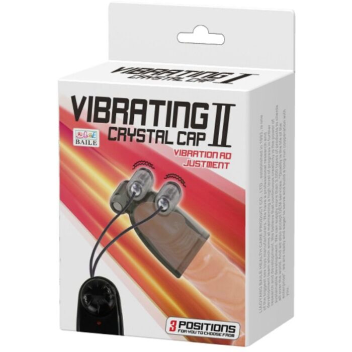 BAILE - FUNDA VIBRADORA VIBRATING CRYSTAL CAP II - CandyHot - Foto 6