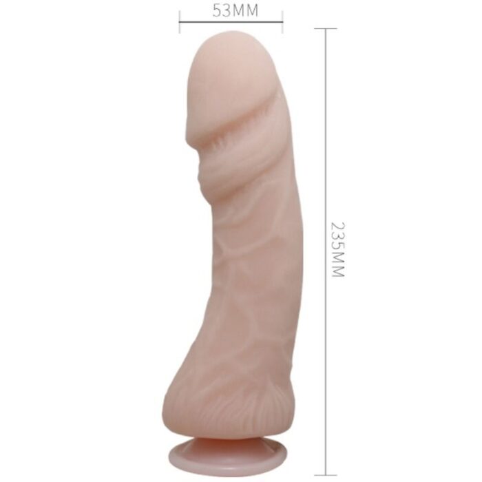 BAILE - THE BIG PENIS DILDO CON VIBRACIÓN NATURAL 23.5 CM - CandyHot - Foto 6