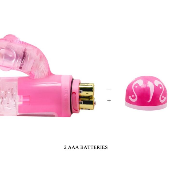 BAILE - VIBRADOR MULTIVELOCIDAD CON ESTIMULADOR ROSA - CandyHot - Foto 6