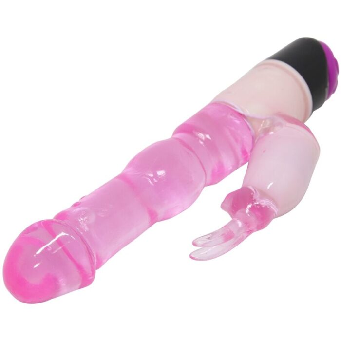 BAILE - WAVES OF PLEASURE FANTASY VIBRADOR CON RABBIT 23 CM - CandyHot - Foto 4