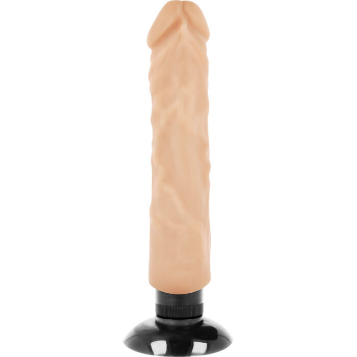 BASECOCK - VIBRADOR REALÍSTICO 2-1 NATURAL 20 CM -O- 4 CM - CandyHot - Foto 4