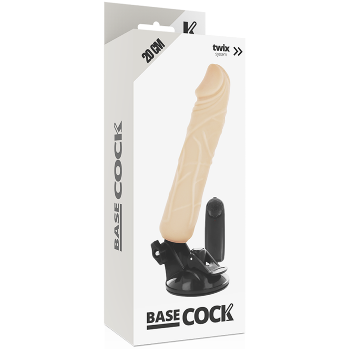 BASECOCK - VIBRADOR REALÍSTICO CONTROL REMOTO NATURAL 20 CM -O- 4 CM - CandyHot - Foto 4