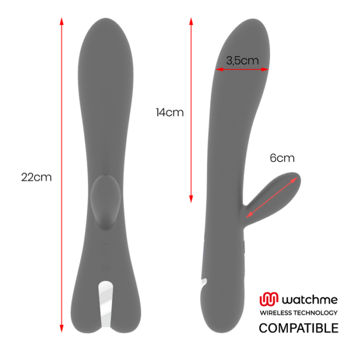 BRILLY GLAM - ERIK VIBRADOR COMPATIBLE CON WATCHME WIRELESS TECHNOLOGY - CandyHot - Foto 4