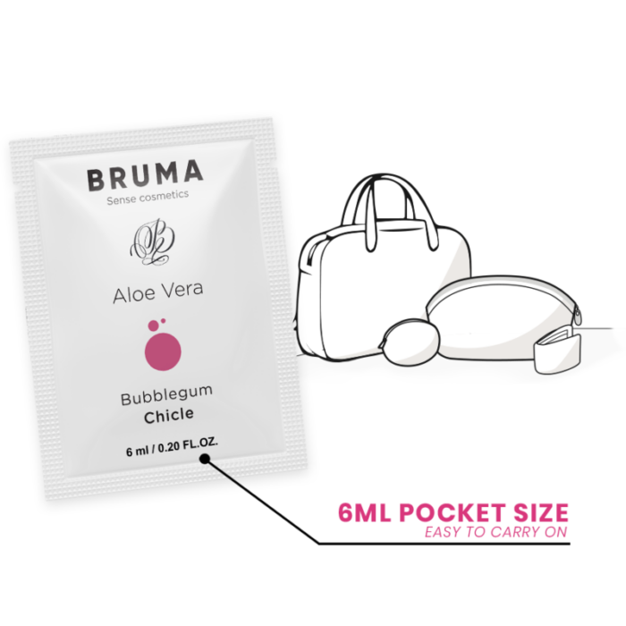 BRUMA - 6 ML GEL DESLIZANTE CON ALOE VERA SABOR A CHICLE - CandyHot - Foto 5