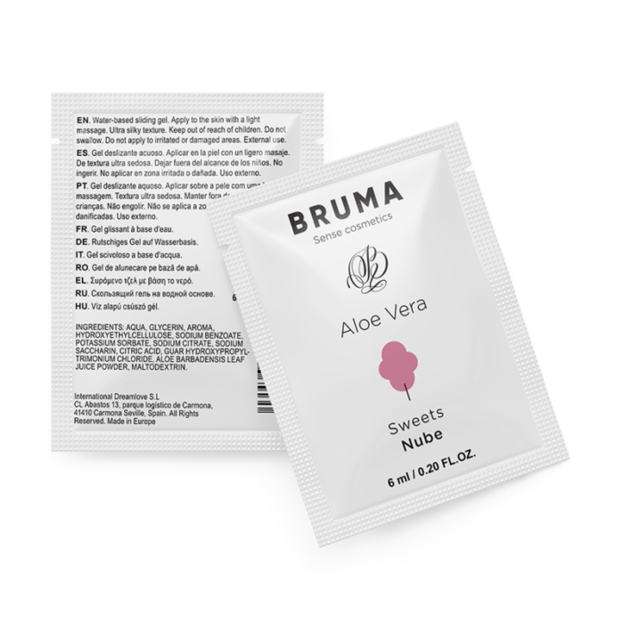 BRUMA - 6 ML GEL DESLIZANTE CON ALOE VERA SABOR A NUBE - CandyHot - Foto 2