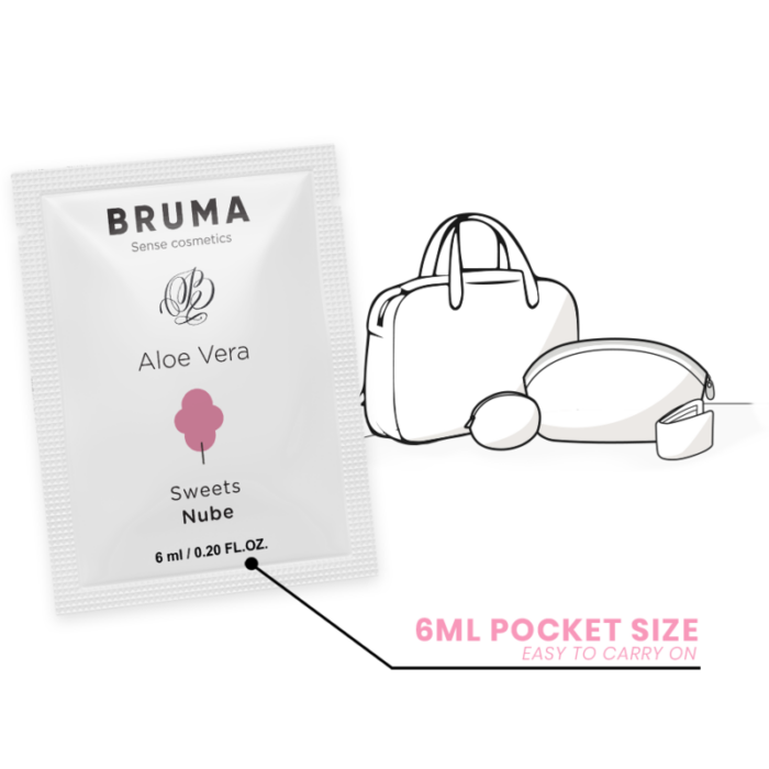 BRUMA - 6 ML GEL DESLIZANTE CON ALOE VERA SABOR A NUBE - CandyHot - Foto 3