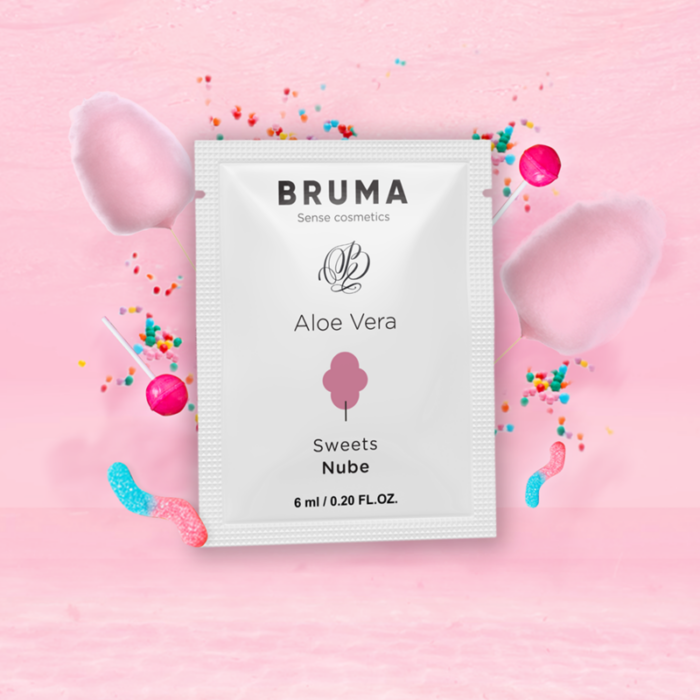 BRUMA - 6 ML GEL DESLIZANTE CON ALOE VERA SABOR A NUBE - CandyHot - Foto 4