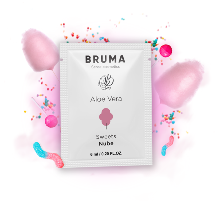 BRUMA - 6 ML GEL DESLIZANTE CON ALOE VERA SABOR A NUBE - CandyHot - Foto 1