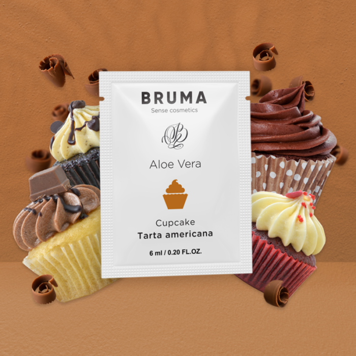BRUMA - 6 ML GEL DESLIZANTE CON ALOE VERA SABOR A TARTA AMERICANA - CandyHot - Foto 3