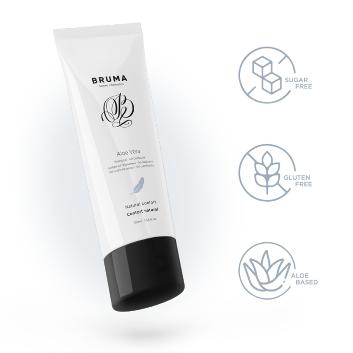 BRUMA - GEL DESLIZANTE CON ALOE VERA CONFORT NATURAL 100 ML - CandyHot - Foto 2
