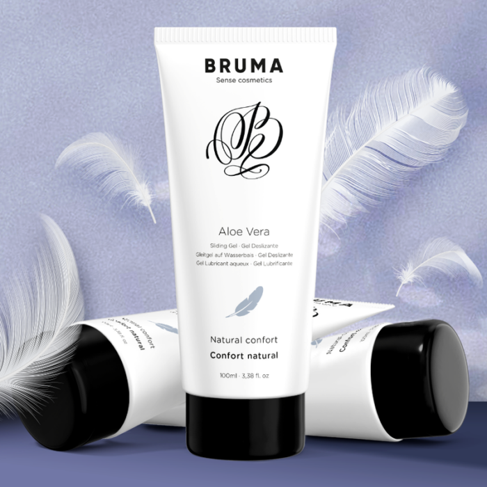 BRUMA - GEL DESLIZANTE CON ALOE VERA CONFORT NATURAL 100 ML - CandyHot - Foto 5
