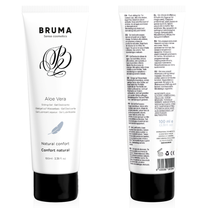 BRUMA - GEL DESLIZANTE CON ALOE VERA CONFORT NATURAL 100 ML - CandyHot - Foto 6