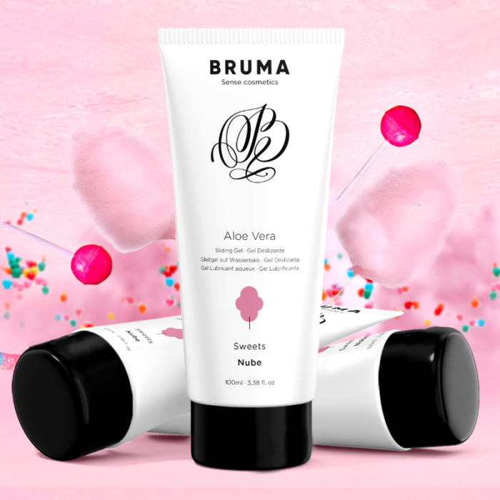 BRUMA - GEL DESLIZANTE CON ALOE VERA SABOR A NUBE 100 ML - CandyHot - Foto 5