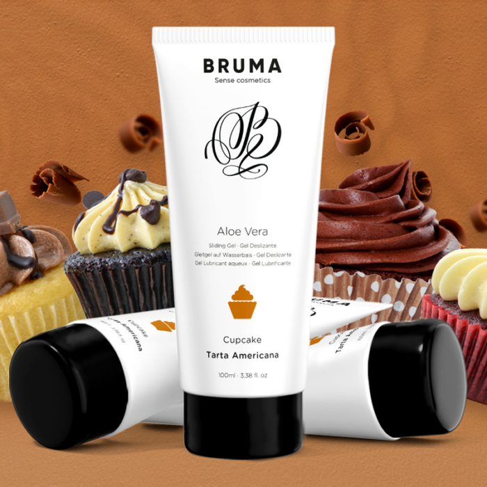 BRUMA - GEL DESLIZANTE CON ALOE VERA SABOR A TARTA AMERICANA 100 ML - CandyHot - Foto 5