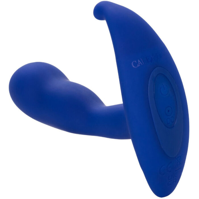 CALEXOTICS - ADMIRAL CURVED ESTIMULADOR & VIBRADOR ANAL AZUL - CandyHot - Foto 3
