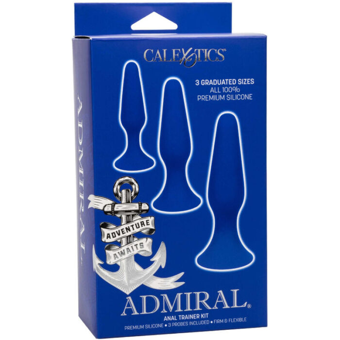 CALEXOTICS - ADMIRAL KIT 3 PLUG ANAL AZUL - CandyHot - Foto 4