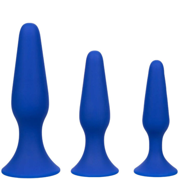 CALEXOTICS - ADMIRAL KIT 3 PLUG ANAL AZUL - CandyHot - Foto 1