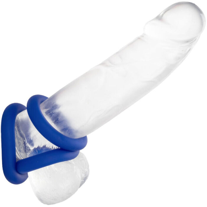 CALEXOTICS - ADMIRAL SET 3 ANILLOS PARA PENE AZUL - CandyHot - Foto 3