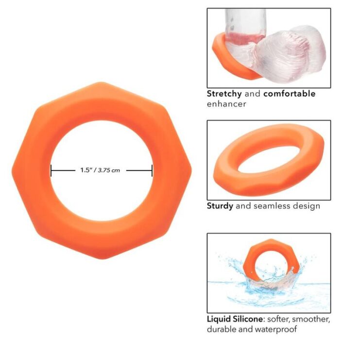 CALEXOTICS - ALPHA SEXAGON RING NARANJA - CandyHot - Foto 4
