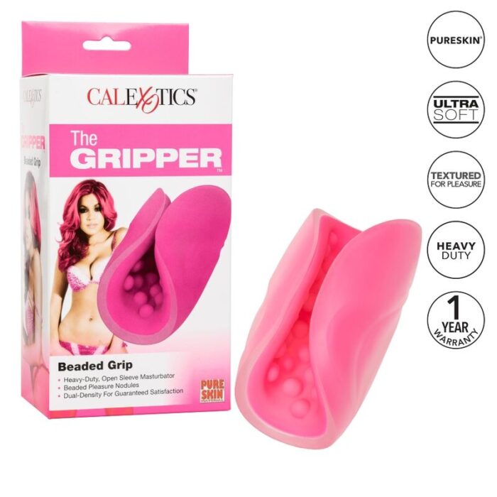 CALEXOTICS - BEADED GRIP MASTURBADOR TEXTURADO - CandyHot - Foto 1